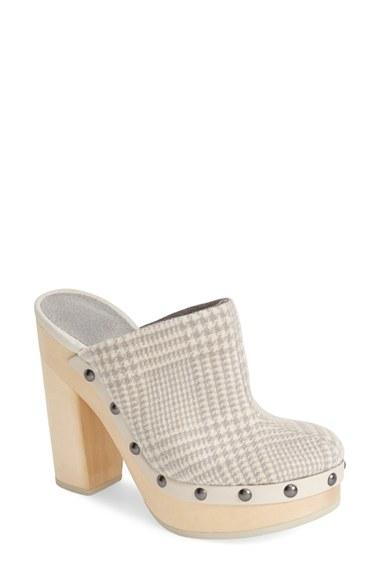 Women's Woolrich 'journalist' Platform Mule Clog M - Grey