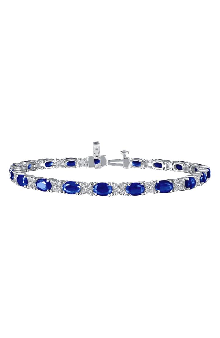 Women's Lafonn Simulated Diamond & Sapphire Tennis Bracelet