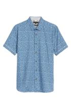 Men's Ted Baker London Pazta Tropic Print Shirt (l) - Blue