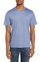 Men's Nordstrom Men's Shop Tech-smart Crewneck T-shirt - Blue