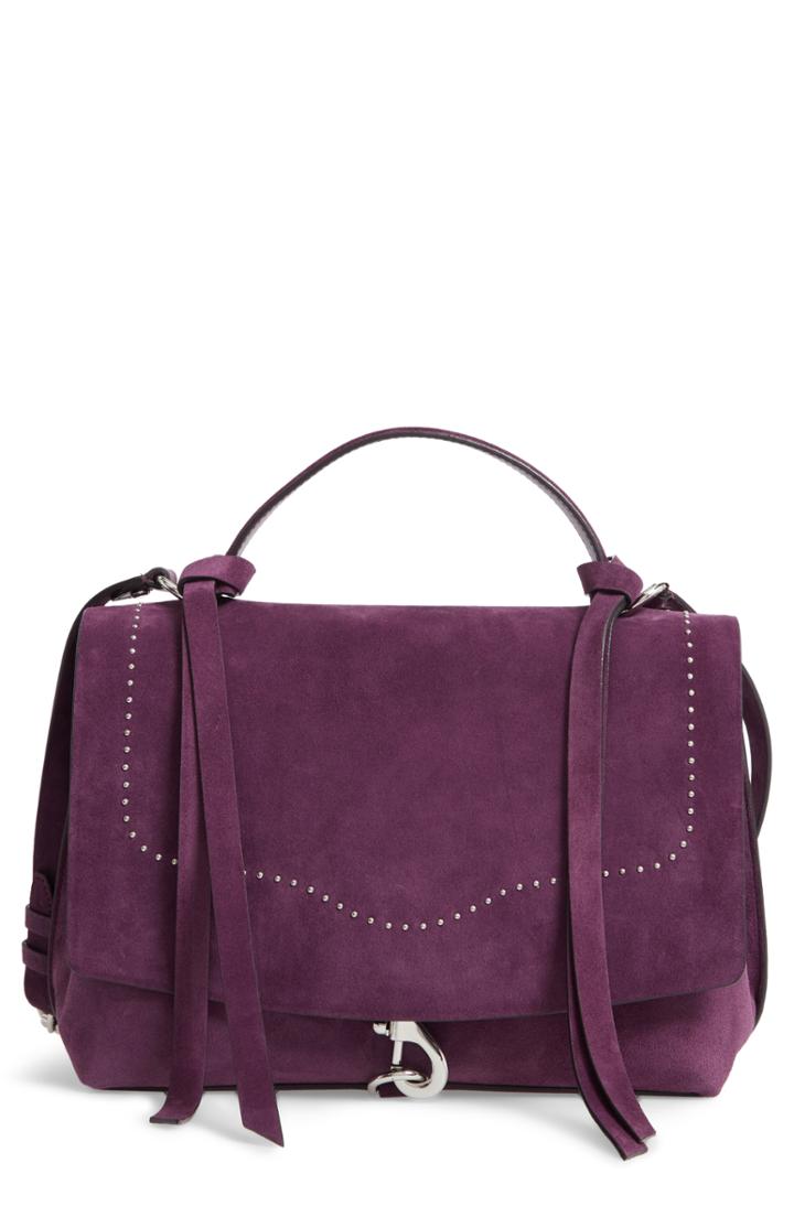 Rebecca Minkoff Stella Leather Satchel - Purple