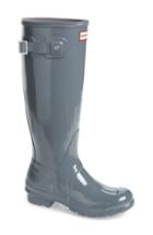 Women's Hunter Original High Gloss Waterproof Boot M - Grey