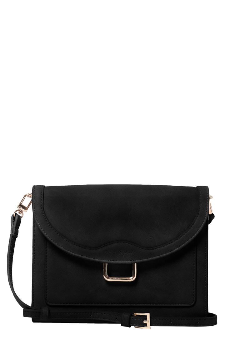 Urban Originals The Edit Vegan Leather Crossbody Bag - Black