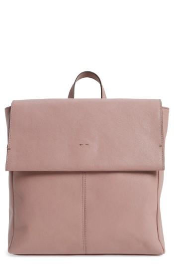 Topshop Calfskin Leather Backpack -
