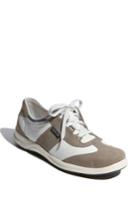 Women's Mephisto Laser Perforated Walking Shoe .5 M - Grey
