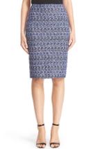 Women's St. John Collection Delphinium Tweed Pencil Skirt