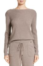Women's St. John Collection Cashmere Sweater, Size - Grey