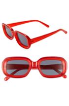 Women's Bp. 66mm Inset Square Sunglasses - Red/ Black
