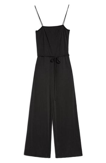 Women's Topshop '90s Crop Jumpsuit Us (fits Like 0) - Grey