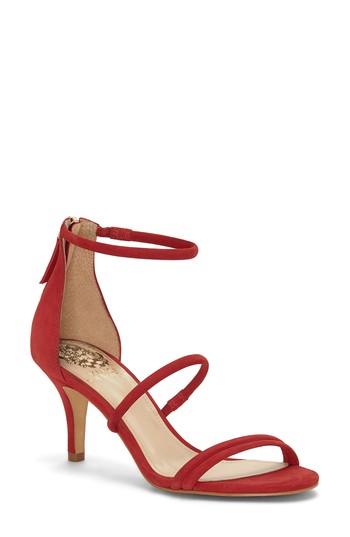 Women's Vince Camuto Aviran Sandal .5 M - Red