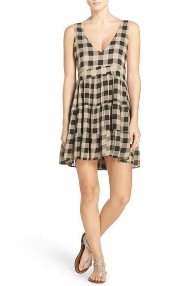 Women's Acacia Swimwear Check Cover-up Dress