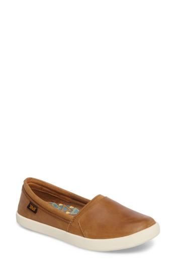 Women's Teva Willow Slip-on Sneaker .5 M - Brown