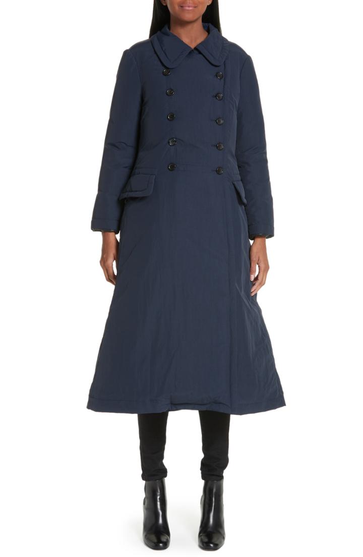 Women's Comme Des Garcons Double Breasted Down Coat