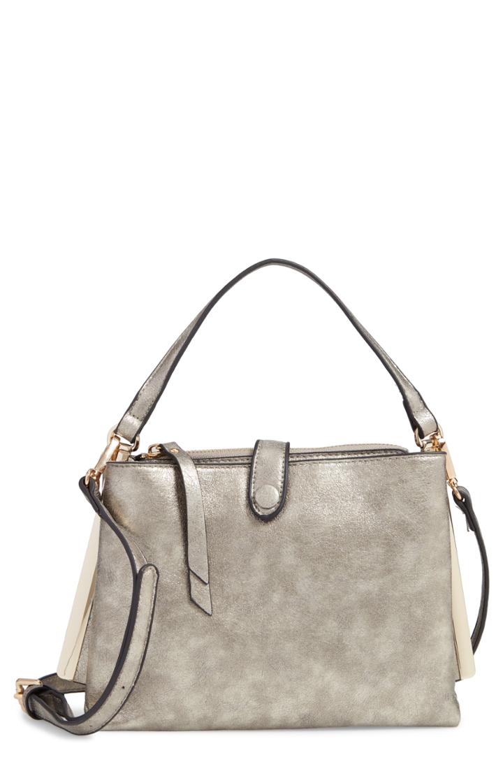 Sondra Roberts Faux Leather Crossbody Handbag -
