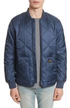 Men's Carhartt Work In Progress Quilted Ripstop Bomber Jacket - Blue