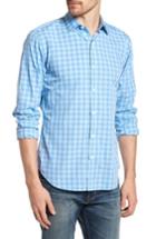Men's Bonobos Unbutton Down 2.0 Slim Fit Gingham Sport Shirt R - Blue