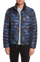 Men's Tumi Reversible Down Jacket, Size - Blue