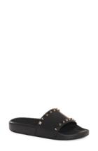Women's Valentino Garavani Rockstud Slide Sandal Us / 35eu - Black
