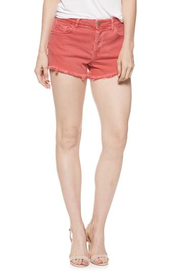 Women's Paige Emmit Relaxed Denim Shorts - Red