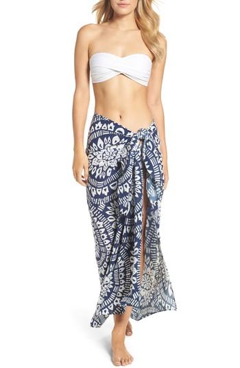 Women's Trina Turk Indochine Pareo, Size - Blue