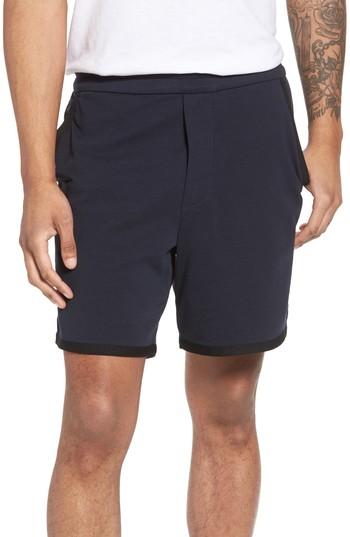 Men's James Perse Taped Slim Fit Track Shorts (xs) - Blue