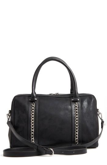 Chelsea28 Karlie Faux Leather Satchel - Black