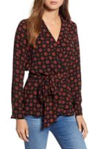 Women's Gibson Wrap Blouse, Size - Black