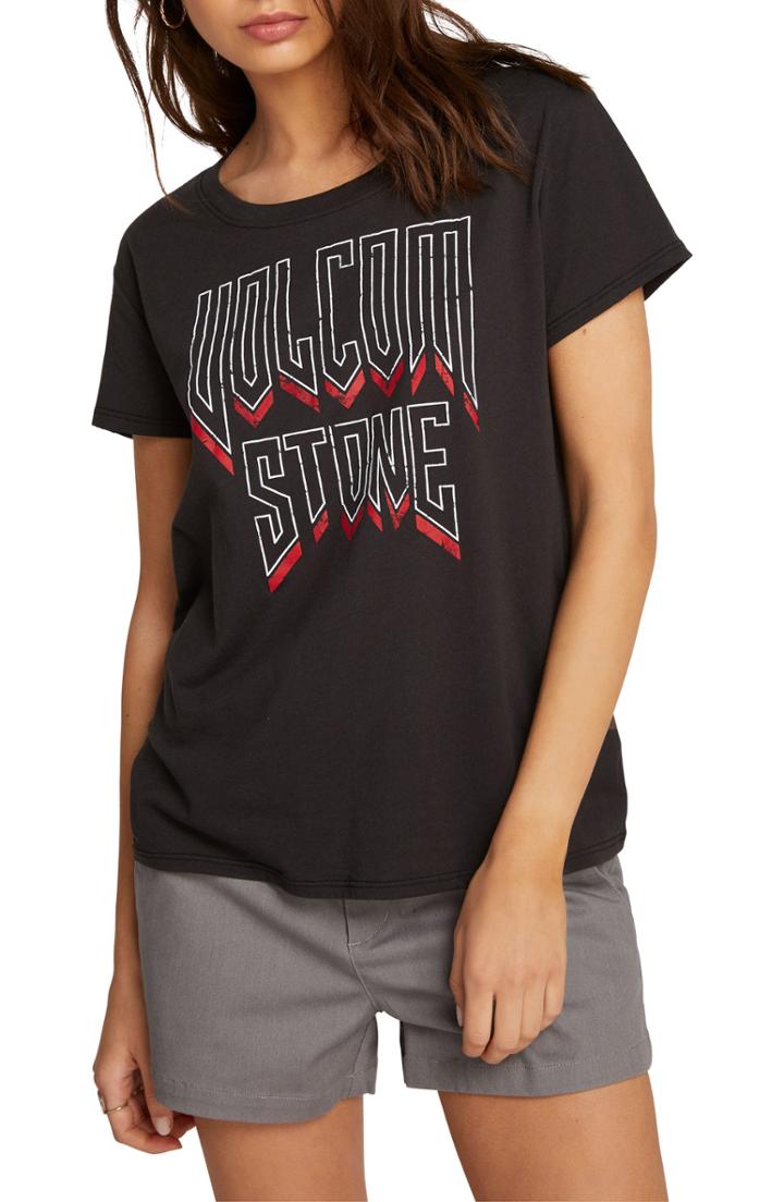 Women's Volcom Easy Babe Rad Tee - Black