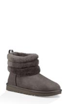 Women's Ugg Classic Mini Fluff Quilted Shaft Boot M - Grey