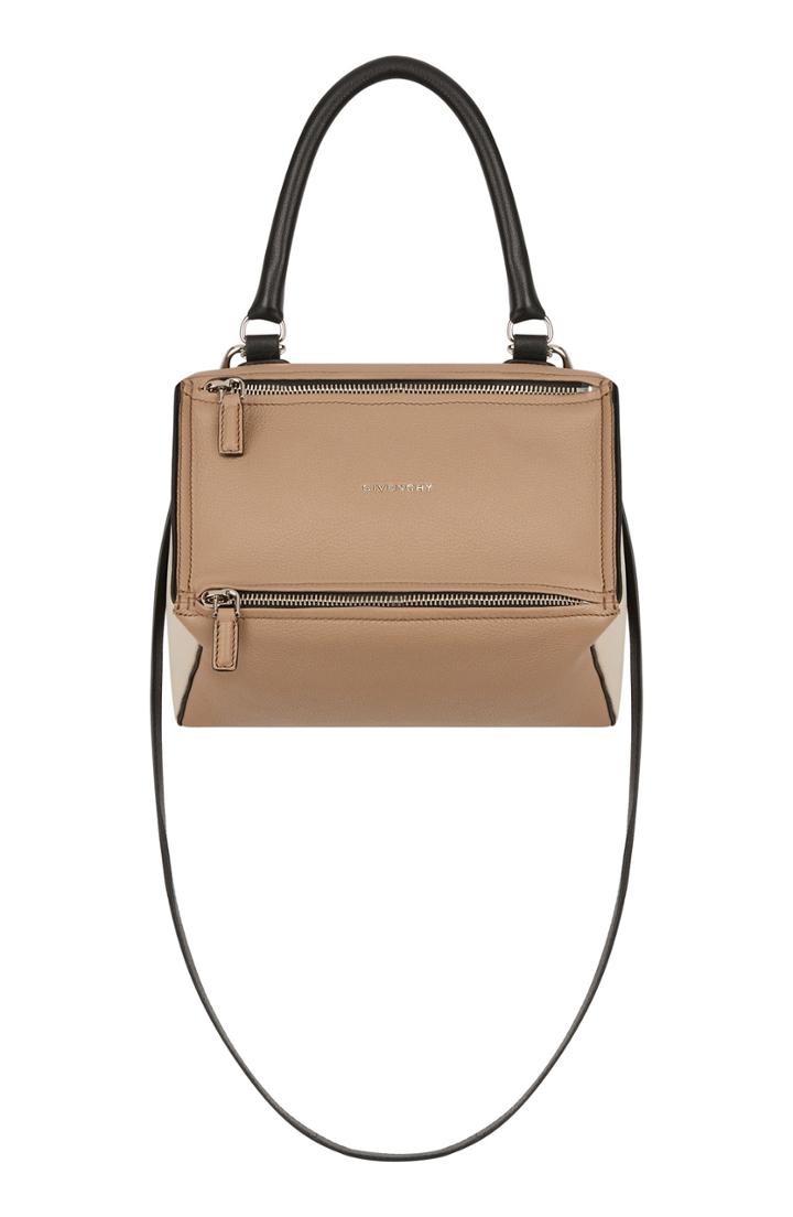 Givenchy Small Pandora Box Tricolor Leather Crossbody Bag -