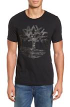 Men's Timberland Textured Camo Graphic T-shirt, Size - Black