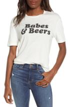 Women's Lira Clothing Babes & Beers Tee - Ivory
