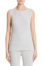 Women's St. John Collection Knit Cashmere Shell - Grey