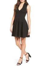 Women's Soprano V-neck Skater Dress
