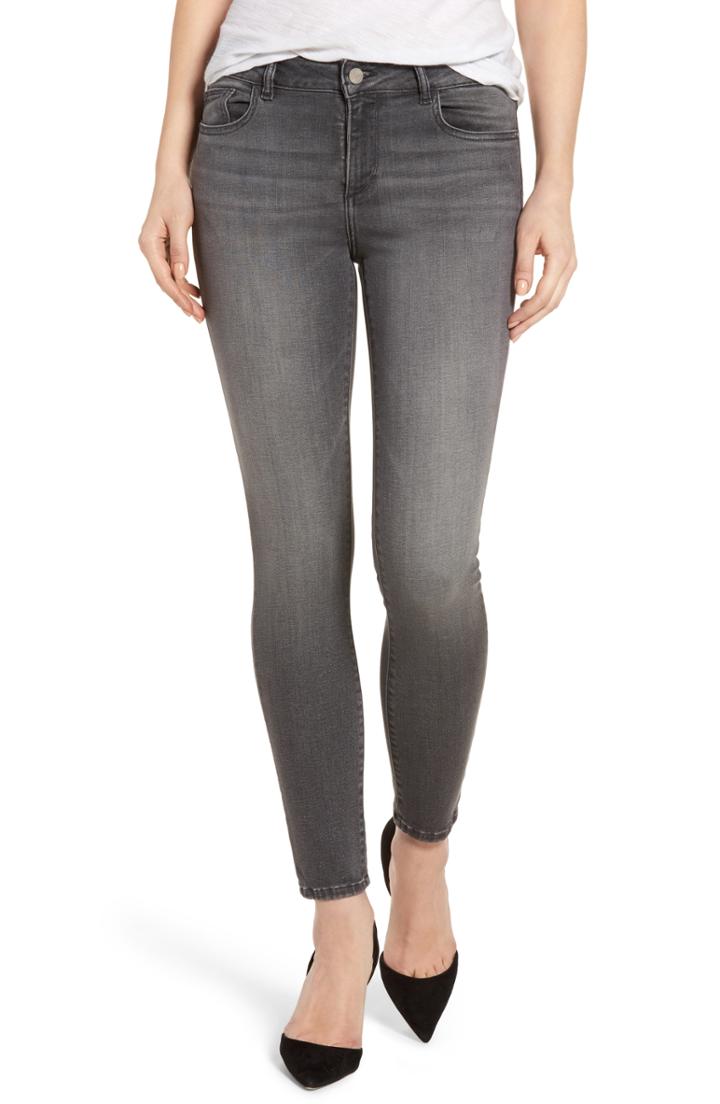 Women's Dl1961 Florence Instasculpt Ankle Skinny Jeans - Grey