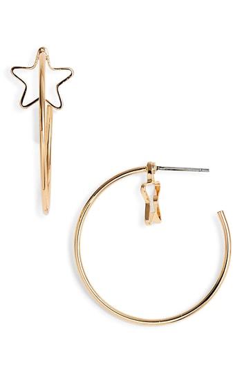 Women's Rebecca Minkoff Mini Star Hoop Earrings