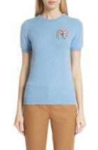 Women's N?21 Embellished Cashmere Sweater Us / 38 It - Blue
