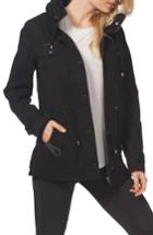 Women's Rip Curl Arrival Ii Canvas Parka - Black