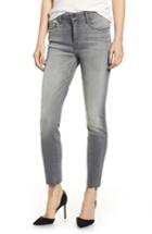 Women's Mother The Looker Frayed Ankle Jeans - Grey