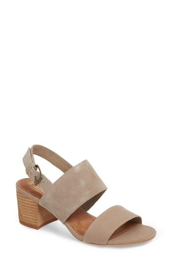 Women's Toms Poppy Sandal .5 M - Beige