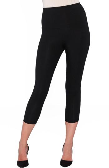 Women's Angel Maternity 'the Tummy Tight' Capri Postpartum Leggings - Black