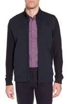 Men's Ted Baker London Neoprene Bomber Jacket (m) - Blue