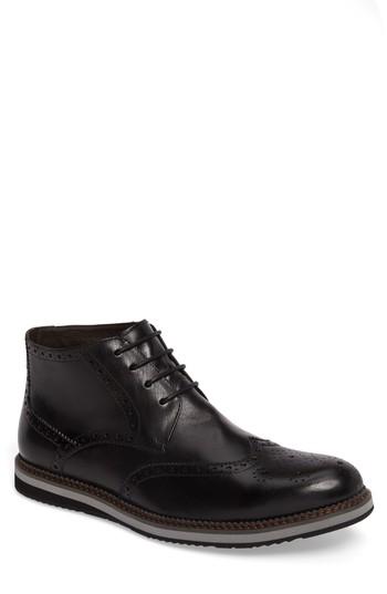 Men's English Laundry Ascot Wingtip Boot .5 M - Black