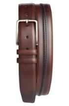Men's Mezlan Leather Belt - Brown