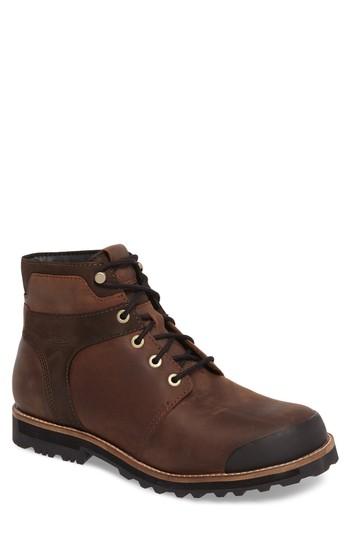 Men's Keen The Rocker Waterproof Plain Toe Boot .5 M - Brown
