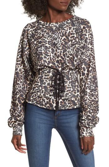 Women's Afrm Mason Corset Sweatshirt
