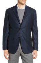 Men's Nordstrom Signature Trim Fit Solid Wool Blazer S - Blue