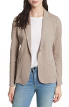 Women's Majestic Filatures One-button Cotton & Cashmere Blazer