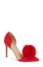 Women's Lauren Lorraine Sassy D'orsay Pump M - Red