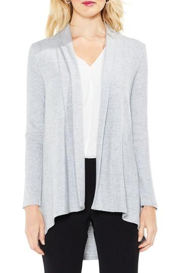 Women's Vince Camuto Brushed Jersey Cardigan - Grey